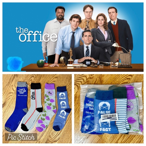 The Office Theme Sock Bundle - Picture 1 of 7